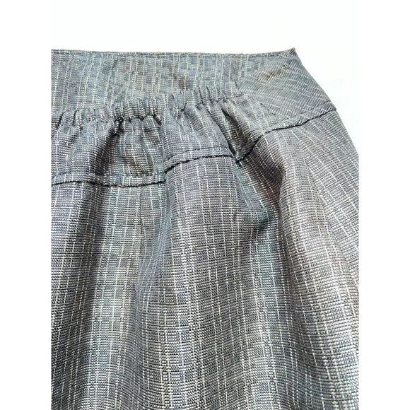 Jones Studio Women's Tweed Pencil Skirt Flat Front Size 24W Tan Back Slit Zip - Picture 11 of 11